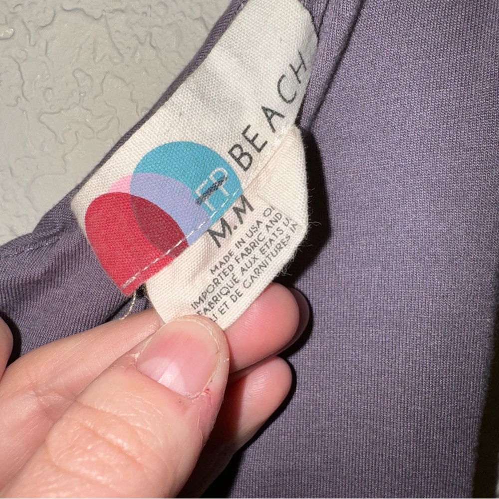 FREE PEOPLE BEACH Kit Open-Back One-Piece in Purple - Picture 7 of 7